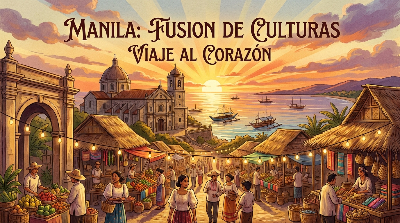 The fusion of Spanish and Filipino cultures