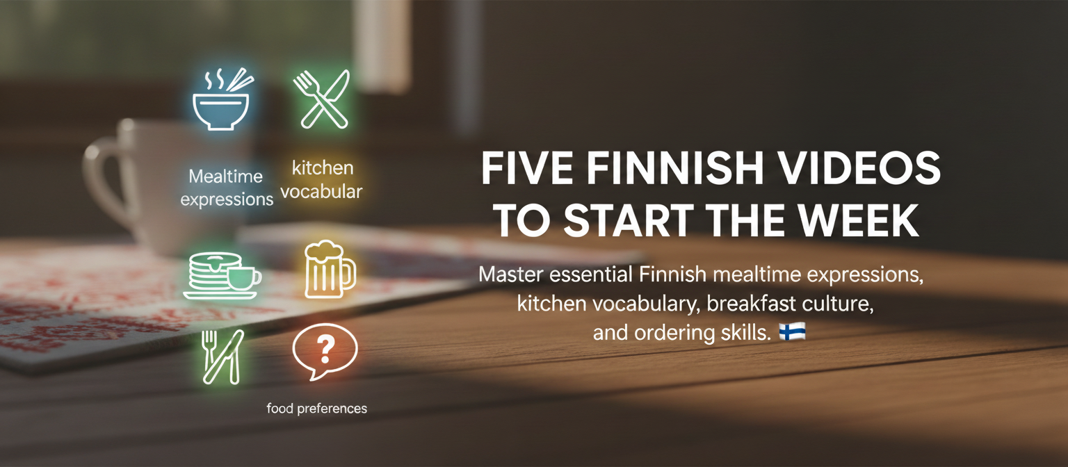 Five Finnish Videos to Start the Week