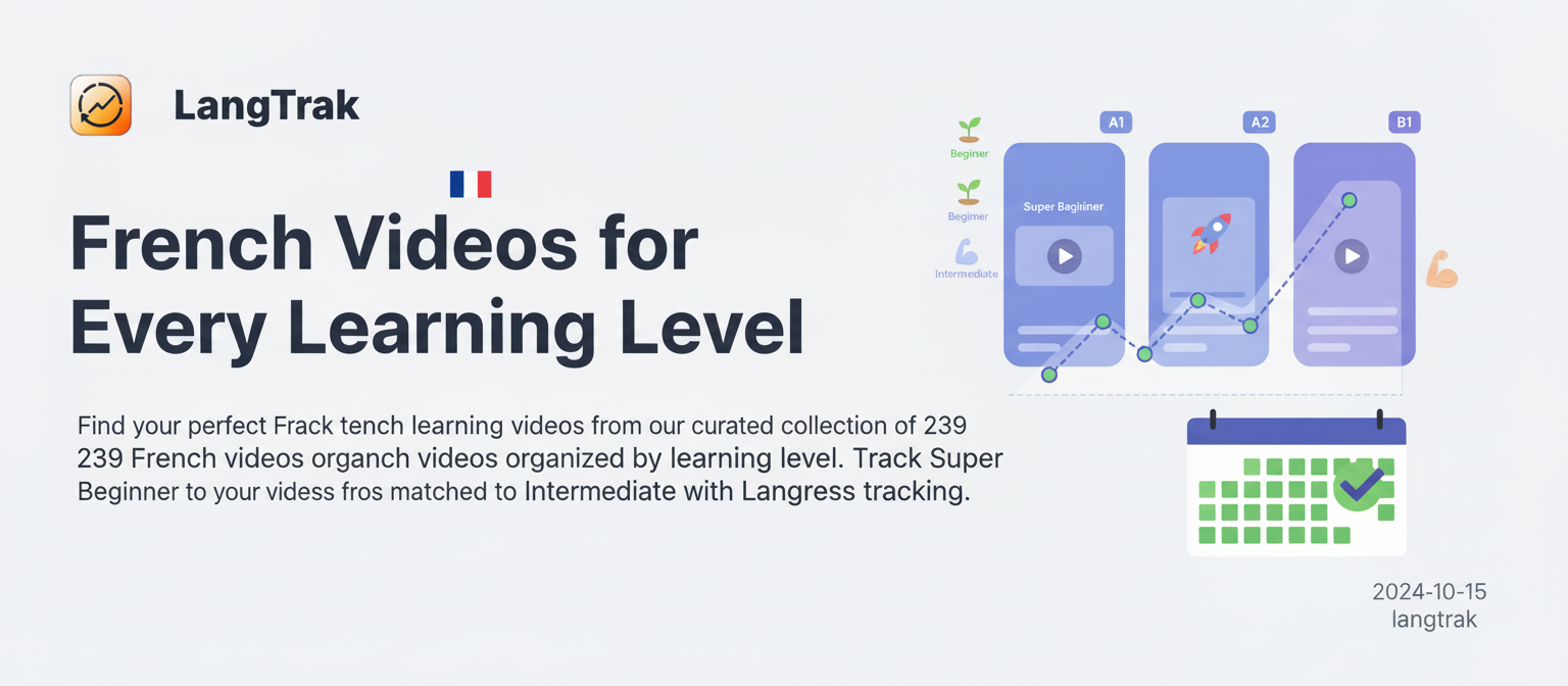 French Videos for Every Learning Level