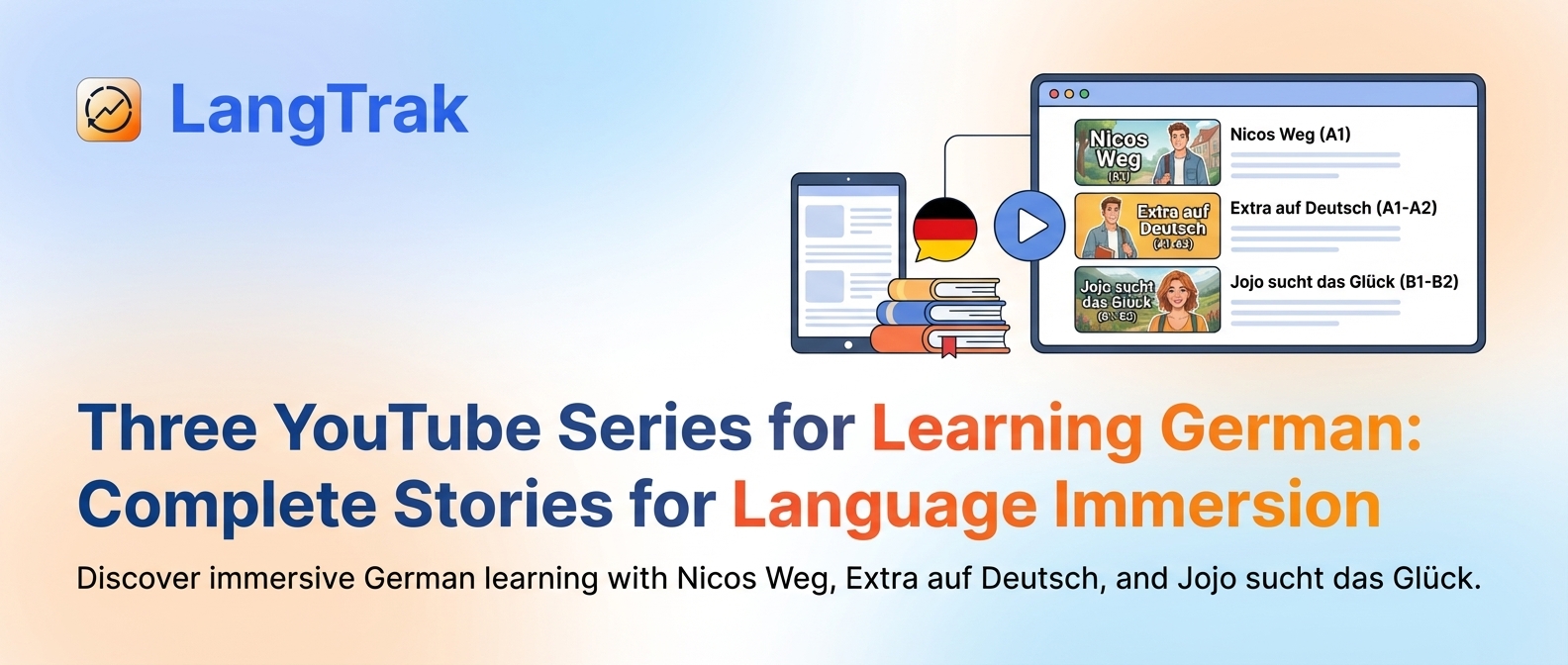 Three YouTube Series for Learning German